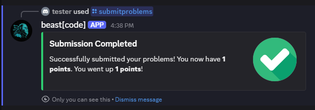 Beastcode Problem Submission