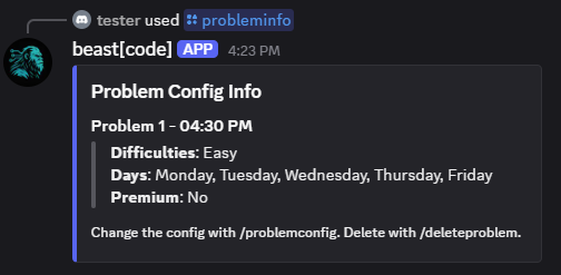 Beastcode Problem Activation Notification