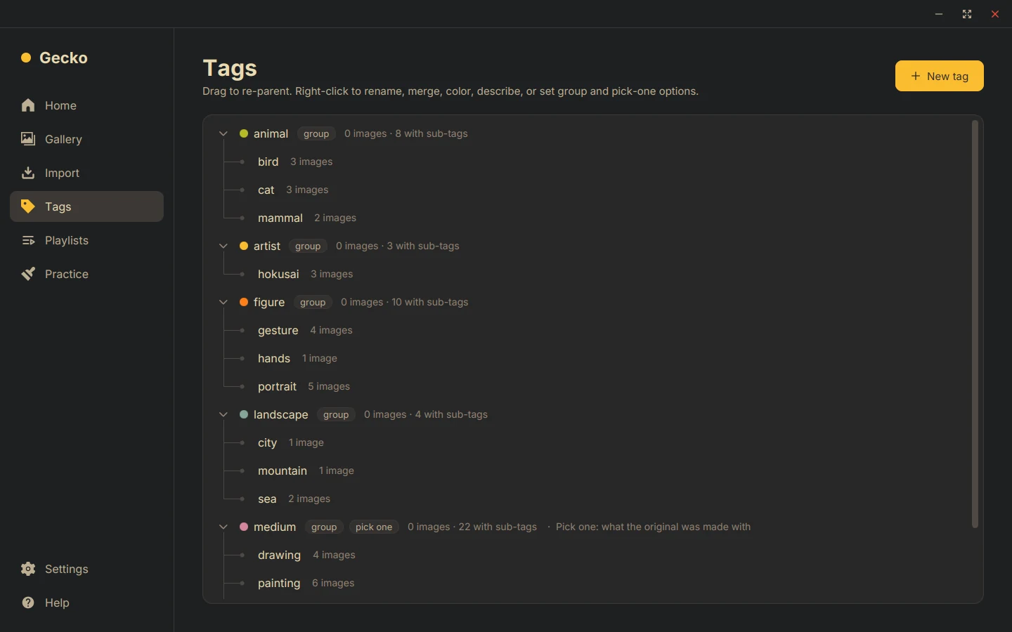 Tag manager