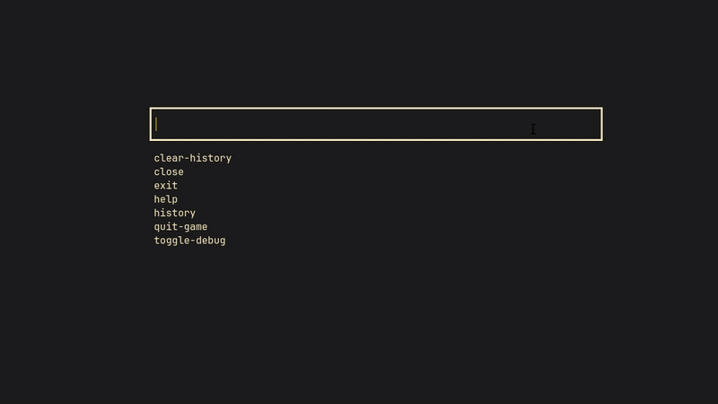 Developer Terminal Screenshot